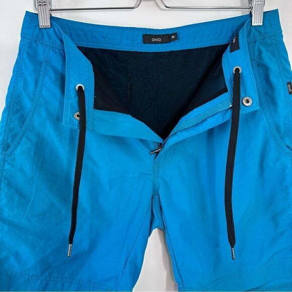 Onia 7.5” Lightweight The Calder Shorts in Ocean Depth Size 30 - Picture 4 of 13